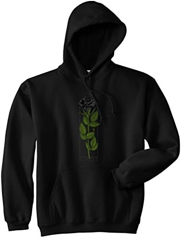 Reis de NY Kings Black Roses Mens Pullover Hoody