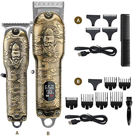 Hair Clippers Professional multifuncional 6 em 1 kit de corte de cabelo recarregável USB ferramentas portáteis de corte de cabelo masculino para homens mulheres crianças caroçaram o estilo de cabelo pessoal de higiene