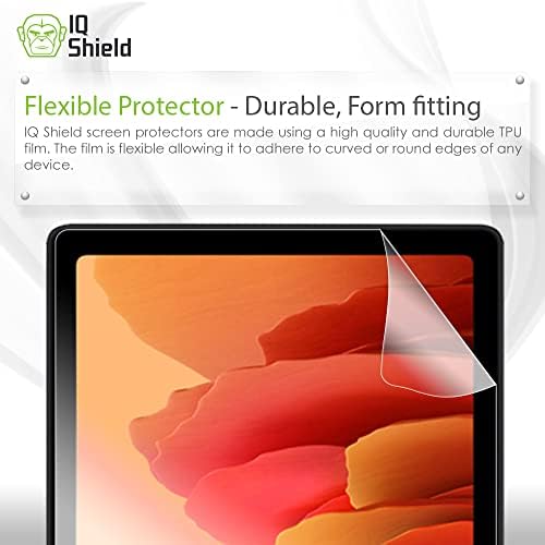 Protetor de tela Iqshield compatível com o filme transparente Samsung Galaxy Tab A7 Anti-Bubble