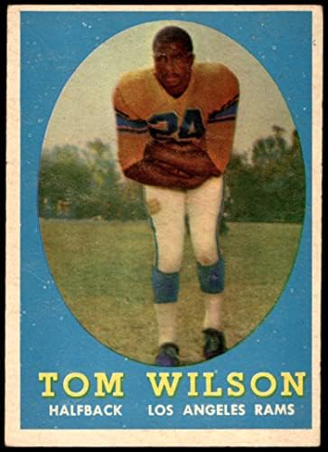 1958 Topps 67 Tom Wilson Los Angeles Rams VG/Ex Rams