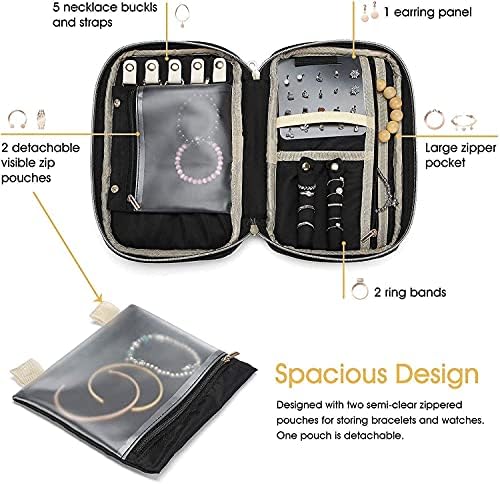 Procase Travel Jewelry Organizer Case Bundle Box Box Organizer Jewelry Case Bag Organizer Bag