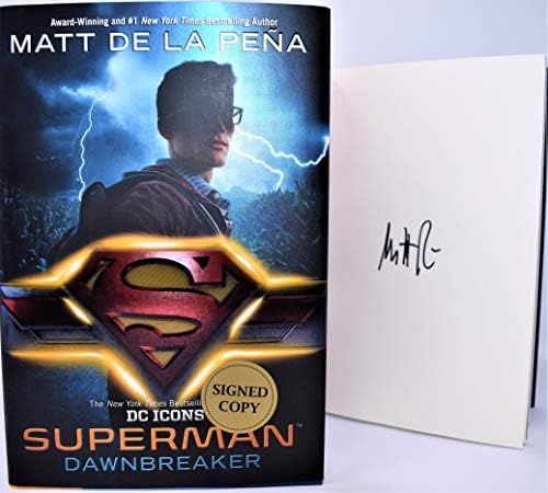 Superman: Dawnbreaker autografou Matt de la Peña