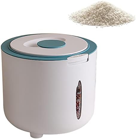 Liruxun selado com contêiner Cereal Dispenser Bucket para armazenamento de alimentos secos para cozinha para milho de soja de grão