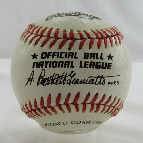 Ricky Jordan assinou o Autograph Autograph Rawlings Baseball B110 - Bolalls autografados