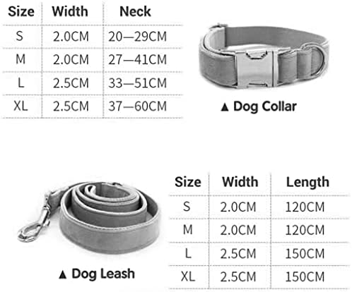 XIULAIQ Pink Velvet Dog Collar and Leash Set for Small Dog Personalizado Cola de cachorro feminino com o estilo de ouro de ouro