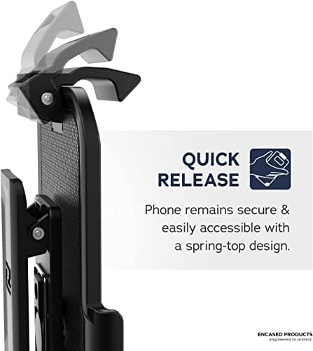 Caixa de correia encadeada projetada para Samsung Galaxy S23 com clipe de coldre - série de armaduras finas