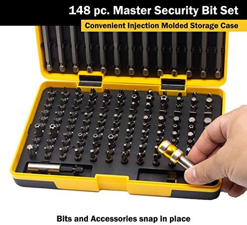 Titan 16148 Conjunto de bits de segurança principal de 148 peças