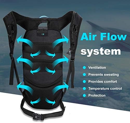 Arvano Hydration Backpack Packs com bexiga de água livre de 2l TPU BPA, mochila leve de mochila leve da mochila leve, mochila de