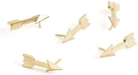 U Brands Metal Arrow Pins, ouro, 36 contagem