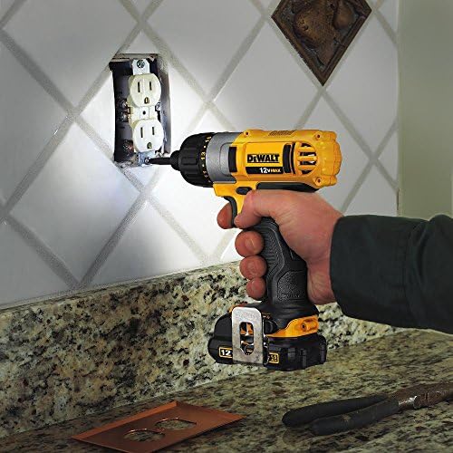 Chave de fenda sem fio de Dewalt 12V, Chuck hexadecimal de 1/4 de polegada, pontas de bit de 1 polegada, elétrica