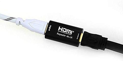 Repetidor de Extensor HDMI, 4K 30Hz 1080 Full HD Transmissão de alta velocidade 3D Suporte feminino para fêmea,