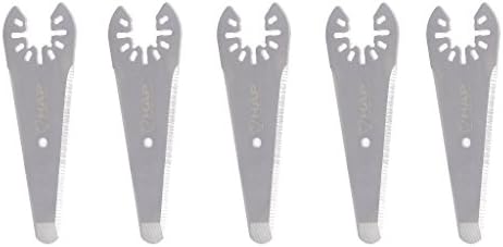 HARPOW 5 peças Cuttador de faca de calafetagem de 3 polegadas Blade reta de vidro, lâminas de ferramentas de oscilação