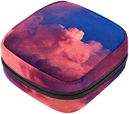 Sky Menstrual Pad Burse for School, tampões colecionam bolsa para mulheres meninas, sacos de descarte de guardana