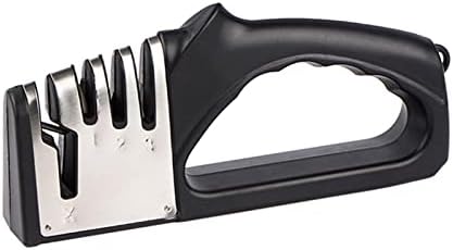 Apontador de faca de cozinha, apontador de lâmina da cozinha ajuda a reparar e polimento de facas opacas e tesouras de ponta e afiar