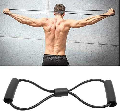 ZYHHDP 2PCS Expander corda, banda de resistência de forma de Yoga 8, fitness muscle puxando corda, esportes elásticos de exercício,
