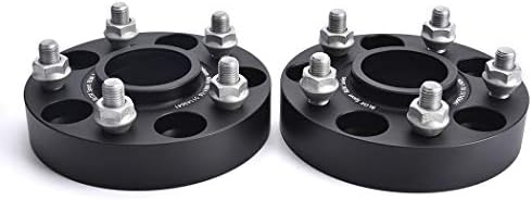 Bloxsport 2pcs 35mm Spacers Adaptadores PCD 5x127 Alumínio forjado 6061-T6 para Grand Cherokee SRT-8, Wrangler