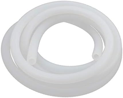 X-Dree 6mm x 10mm de altura resistente a temperatura Tubo de mangueira de tubo de silicone 2m Comprimento (tubería de tubo flexível