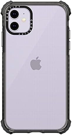 Casetify Ultra Impact Caso para iPhone 11-Black Clear