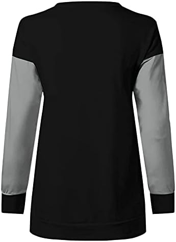 Casacos e jaquetas de tamanho grande feminino, Encanto de manga longa Tops Ladies Plus Tamanho Exercício Topbl de colorido Fino Tops macios e confortáveis ​​Camiseta mulher Grey