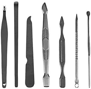 Daikmz 12 em 1 Pedicure de aço inoxidável Manicure Conjunto de unhas Clipper Scissors Tweezer Cutter Clip Cuidado de unhas Cutícula Kit Ferramentas