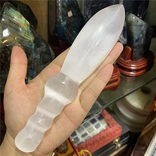 CRISTAL NATURAL 1PCS CRISTAL NATURAL SELENITE DE CURADA ESCURDO