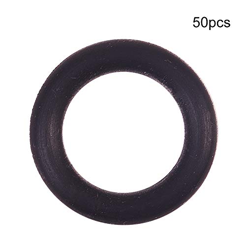 Bettomshin 50pcs nitrila de borracha o-rings, 20mm od 13mm ID de 3,5 mm de largura, métrica de vedação de buna-nitrila arruela de junta de vedação para a válvula hidráulica de alívio da pipeline da torneira preta preta