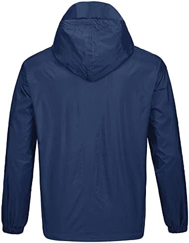 Iluminação nerd de capa de chuva impermeável masculina, capa de chuva compactável para externo, acampar, viajar