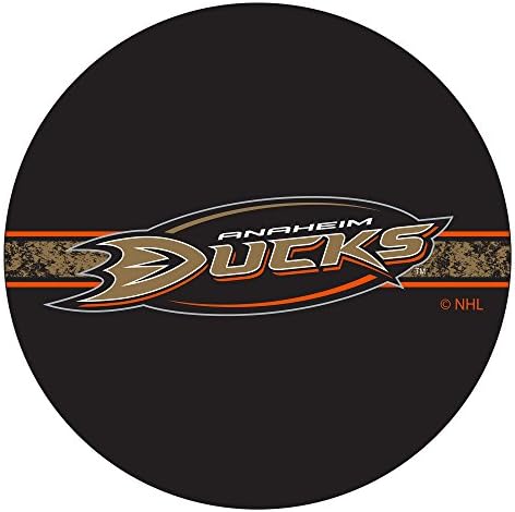 Marca de marca registrada NHL Anaheim Ducks Chrome Bar Banca com giro