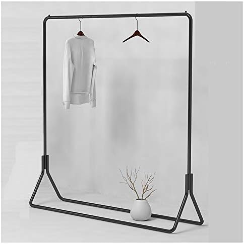 Rail de roupa destacado de ferro/moda Durável Rail/Easy Storage/Black/120 × 170 × 40cm