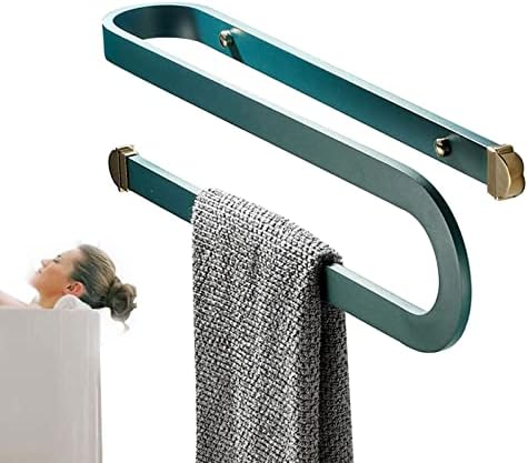 Barra de toalha de papel wxxgy sob o gabinete de papel suportes de papel de parede de parede vertical e instalação horizontal Rac/verde/1