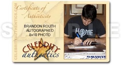 Brandon Routh autografou 8x10 cristais foto