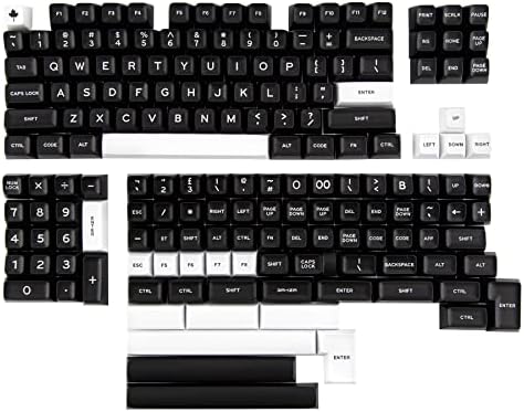 Unicusmech sa perfil tiro duplo 172 chaves abs keycaps define o teclado mecânico de layout ANSI & ISO para cherry mx gateron kailh ttc switches