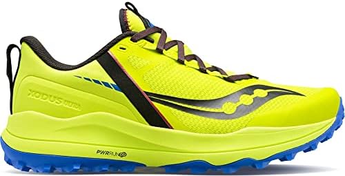 Saucony Men's Xodus Ultra Trail Shoe, ácido/azul Raz, 9