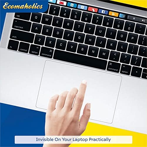 Capa de protetor para laptop Ecomaholics Touch Pad para Dell Inspiron 14 3452 laptop de 14 polegadas, pista transparente Protetor