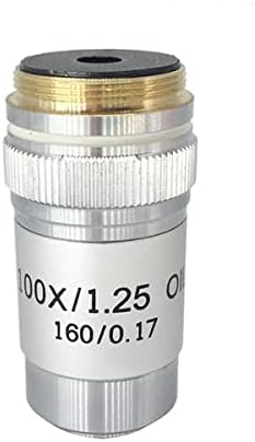 Kit de acessórios para microscópio para adultos 100x Achromatic Optical Microscope Objective Lab