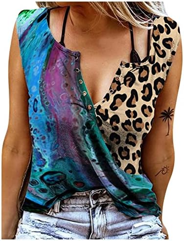 Camiseta gráfica de canto superior do outono de verão para mulheres sem mangas 2023 algodão / pescoço cami camisole tank tee nj nj