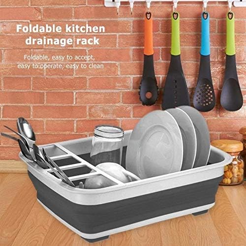 Jahh novo suporte dobrável para o suporte da cozinha de rack de prato de cozinha de tigela de tigela de tabela placa de