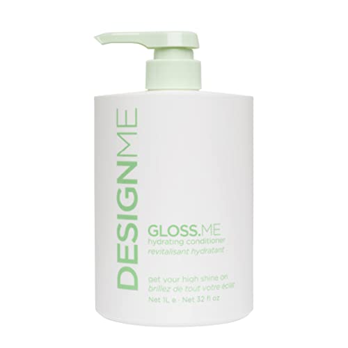 DesignMe Gloss.me Hair Condicionador com óleo de cânhamo e óleo de argan | Condicionador natural para cabelos fortes,