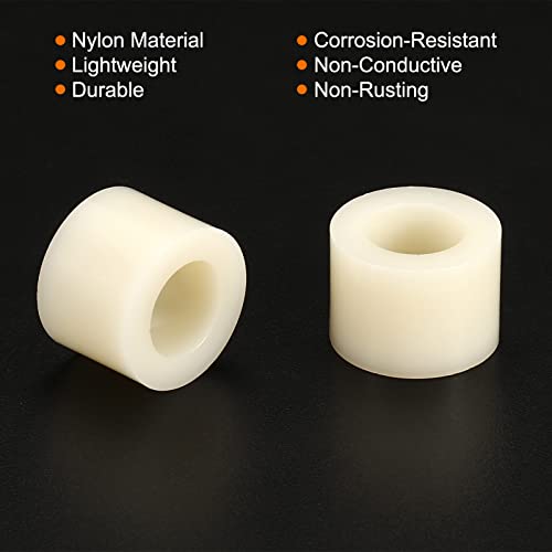 Arruela de espaçador redondo Patikil, nylon de 48 pacote de 8,2 mm x 14 mm od x 10 mm para parafusos m8 blocos de impressão