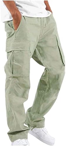 Calças de vários bolsos do Hoyomi Men de bolso ao ar livre calça-calça de monte de monte de calça tática Tactical Loja calça de moletom,