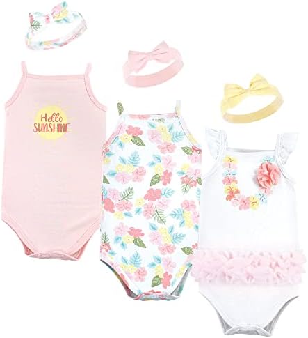 Little Treasure Unisex-Baby Bodysuit e conjunto de faixa para a cabeça