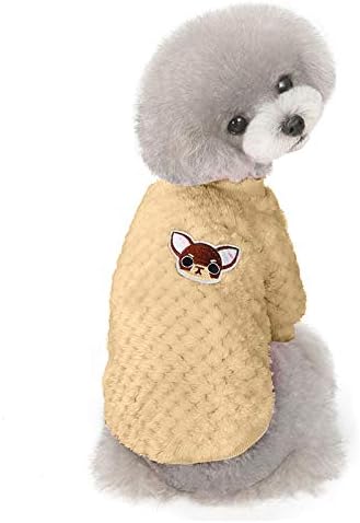 Honprad Girl Dog suéteres para cães grandes Produto Produto Solid Cartoonfleece Roupas de colete de cachorro Camisa de cachorro quente