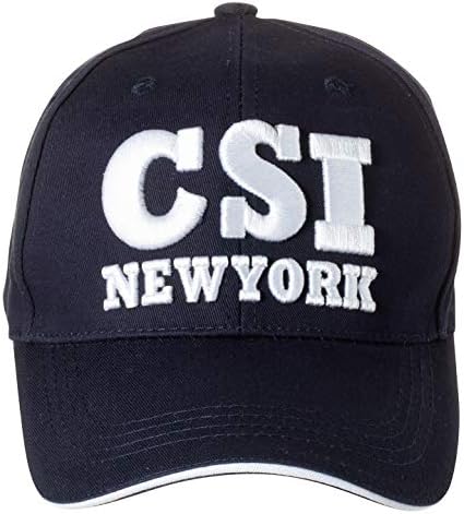 CSI Cenário do crime Investigador Logo Aplicação da lei Baseball Hat Hat Blue oficialmente licenciado pela cidade de Nova