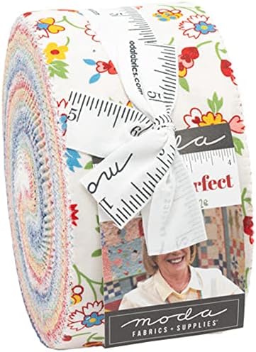 American Jane Picture Perfect Jelly Roll 40 Tiras de 2,5 polegadas Moda Fabrics 21800JR, variado