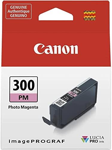 Canon PFI-300 Lucia Pro Ink, Amarelo, Compatível para Imagem Prograf Pro-300 Impressora e Canon PFI-300 Lucia Pro Ink, Chroma Optimizer e Canon Pfi-300 Lucia Pro Ink, Photo Magenta