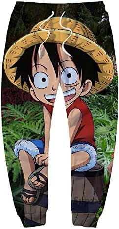 GO2COSY Anime One Piece calça Luffy Roronoa Zoro academ