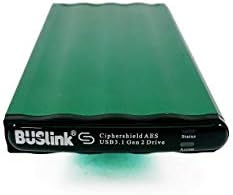 Buslink CiphersHield USB 3.1 Gen 2 Tipo-C FIPS 140-2 Nível 2 HIPAA 256 bits AES hardware criptografado Externo em disco externo em