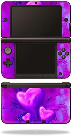 Mightyskins Skin Compatível com Nintendo 3DS XL Original Skrap Skins Heart Purple Heart