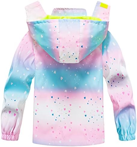 HZXVIC Toddler Boys Capinho de chuva à prova d'água, crianças leves chuva poncho jaqueta de capa de vento fora