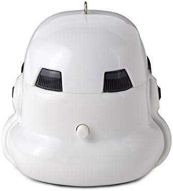 Hallmark Keetake Star Wars Imperial Stormtrooper Capacete Ornamento com som, 2,3 polegadas por 2,5 polegadas por 2,53 polegadas